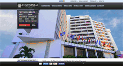 Desktop Screenshot of continentalhotel.com